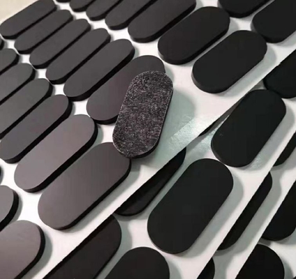 Bantalan Kaki Karet Silikon Melengkung Dengan Perekat PSA Dukungan 3M