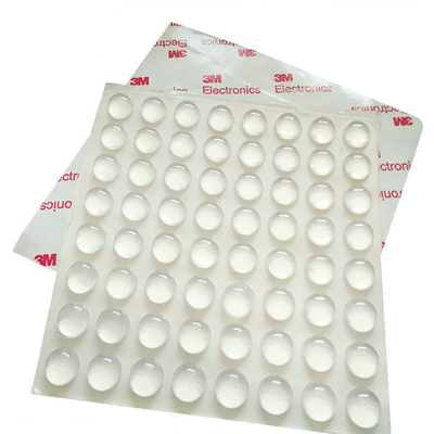 Self Adhesive Transparan Silicone Rubber Custom Foot Pad
