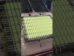 Pet Frisbee OEM tahan gigitan 17,8cm mainan karet silikon