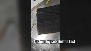 Keypad Karet Silikon Kustom Tahan Lama & Fleksibel